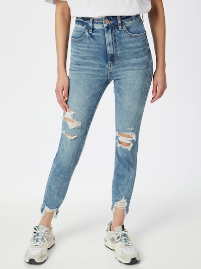 American Eagle Jeggings 'DREAM' in de kleur Blauw denim, Modelweergave