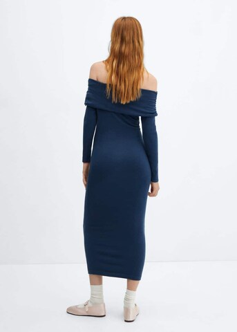 Robe 'Giselle' MANGO en bleu