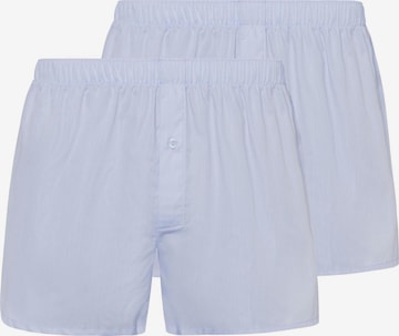 Hanro Boxershorts 'Fancy Woven' in Blauw: voorkant