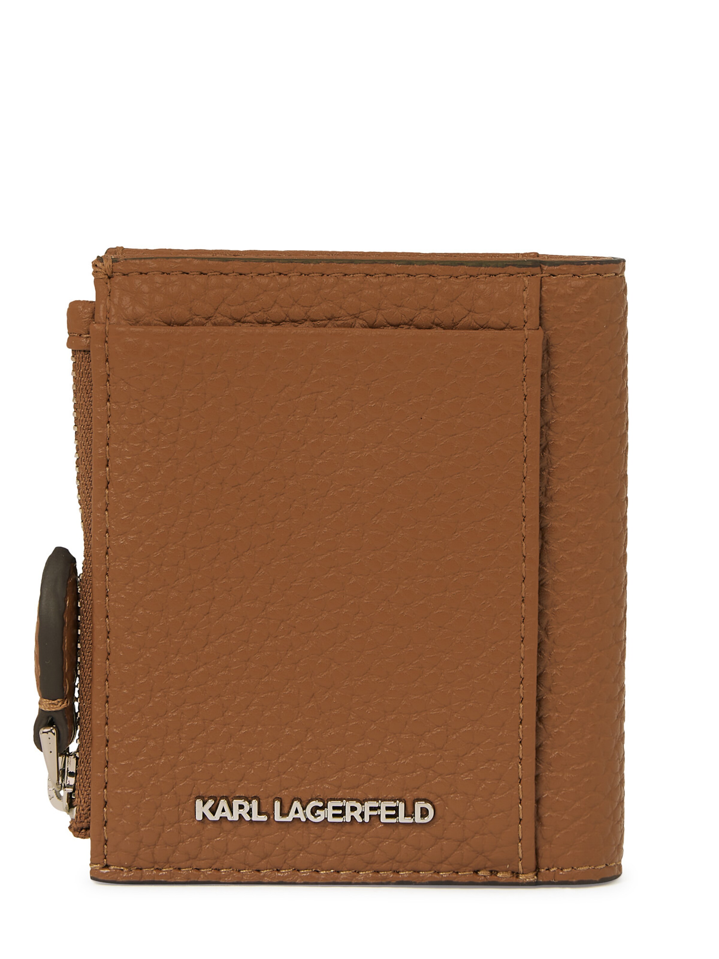 Porte-monnaies 'Ikon' Karl Lagerfeld en marron