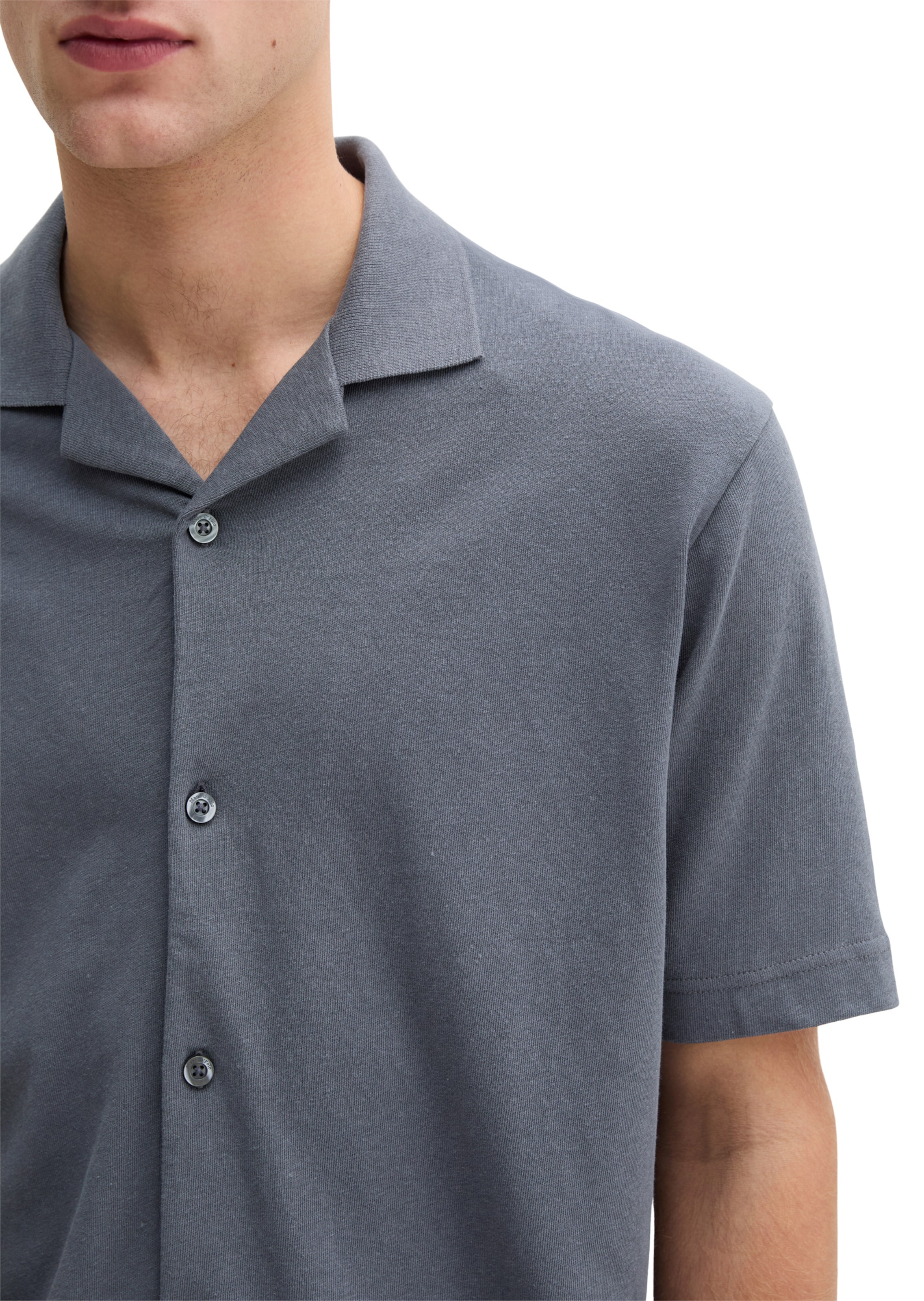 Marc O'Polo Regular fit Button Up Shirt in Grey