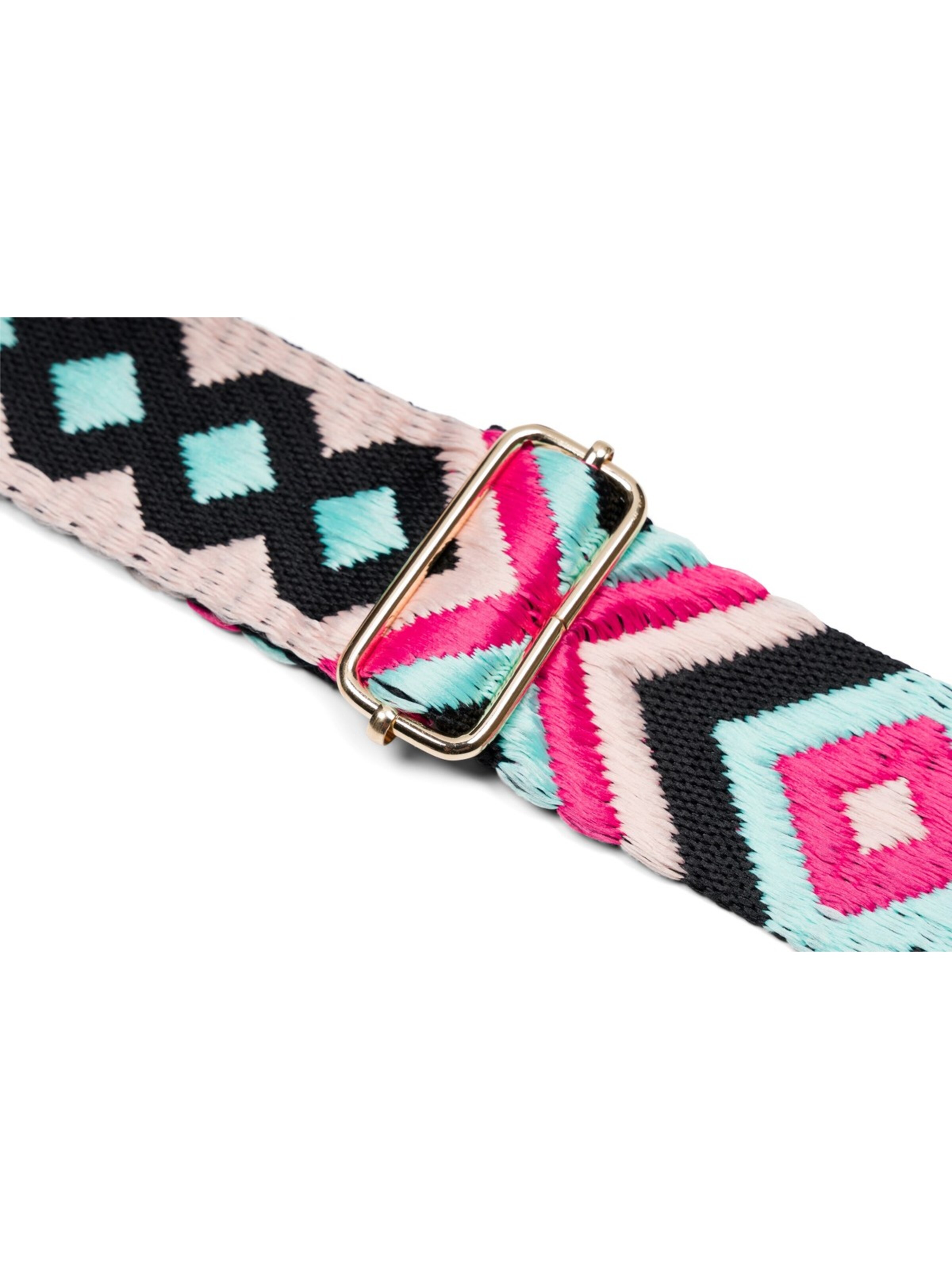 styleBREAKER Taschenzubehör 'Wechsel Taschengurt Ethno Muster bunt'‌‌‌ in Pink