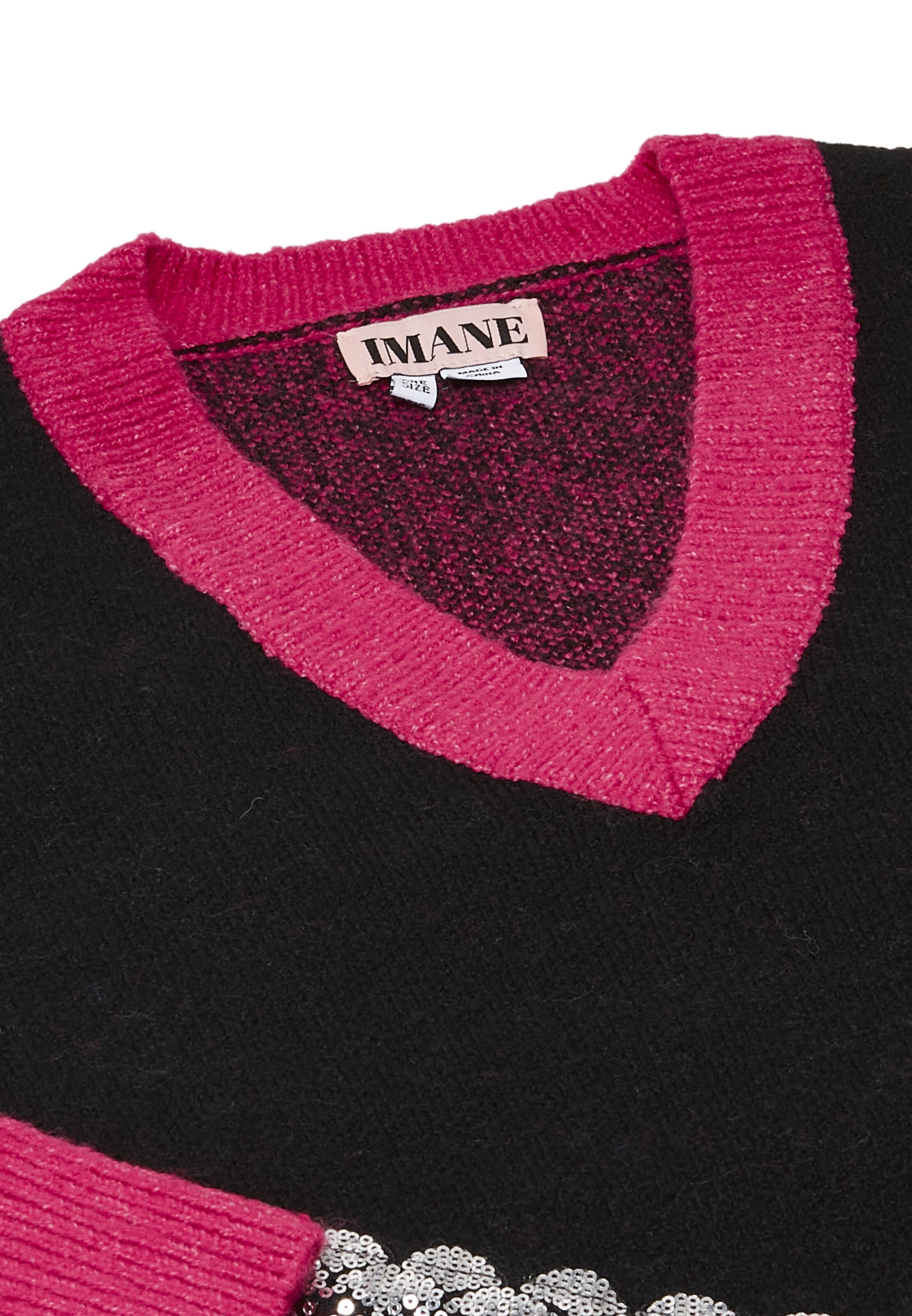 IMANE - Pullover em preto