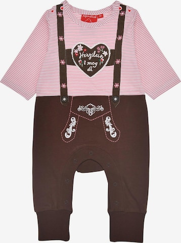 BONDI Overall in Pink: Vorderseite