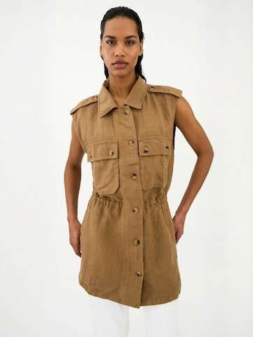 Gilet 'Violet' Ivy Copenhagen en marron : devant