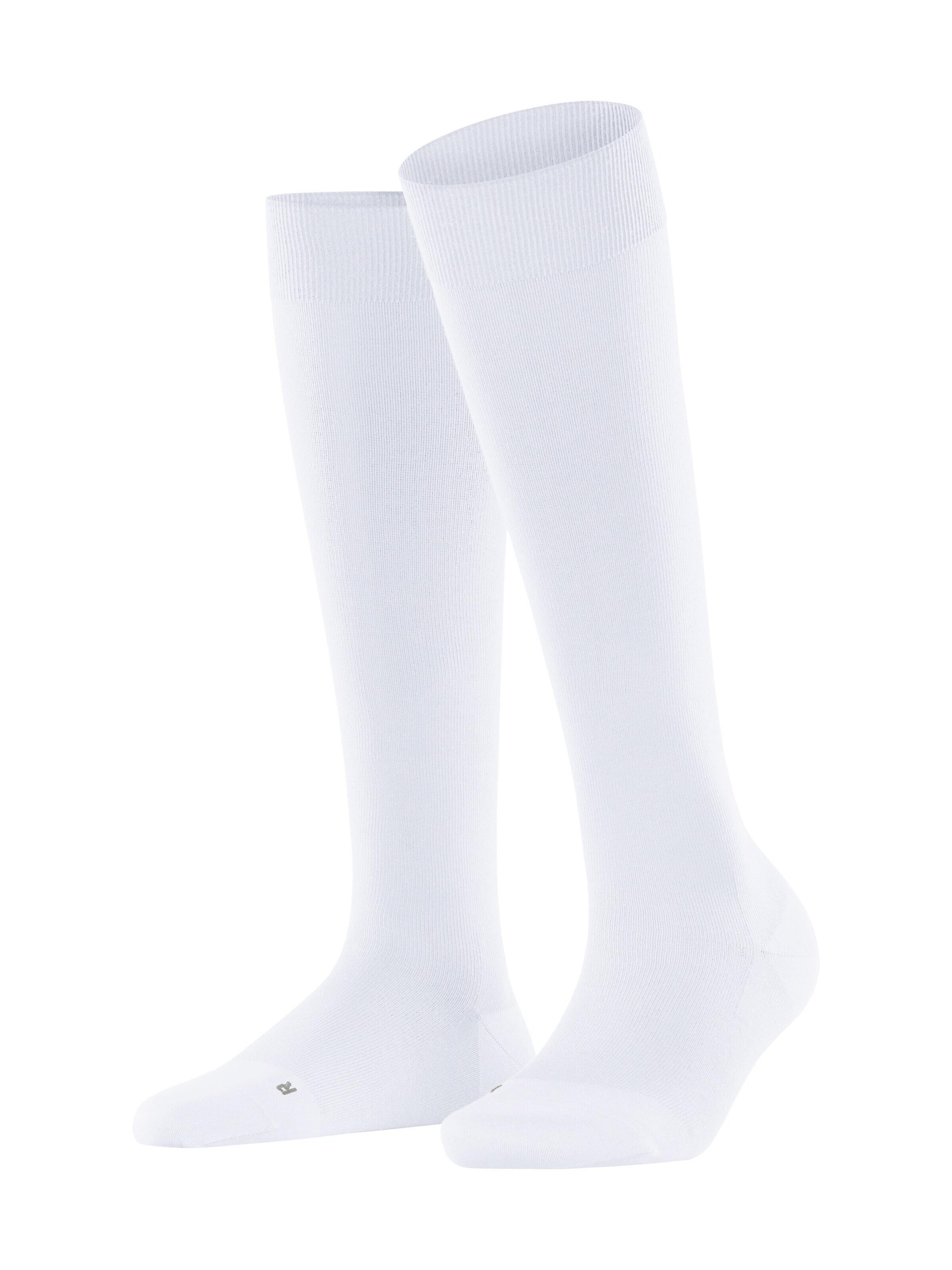 FALKE Overknee Strümpfe 'Energizer'‌‌‌‌‌‌‌ in Weiß: Vorderseite