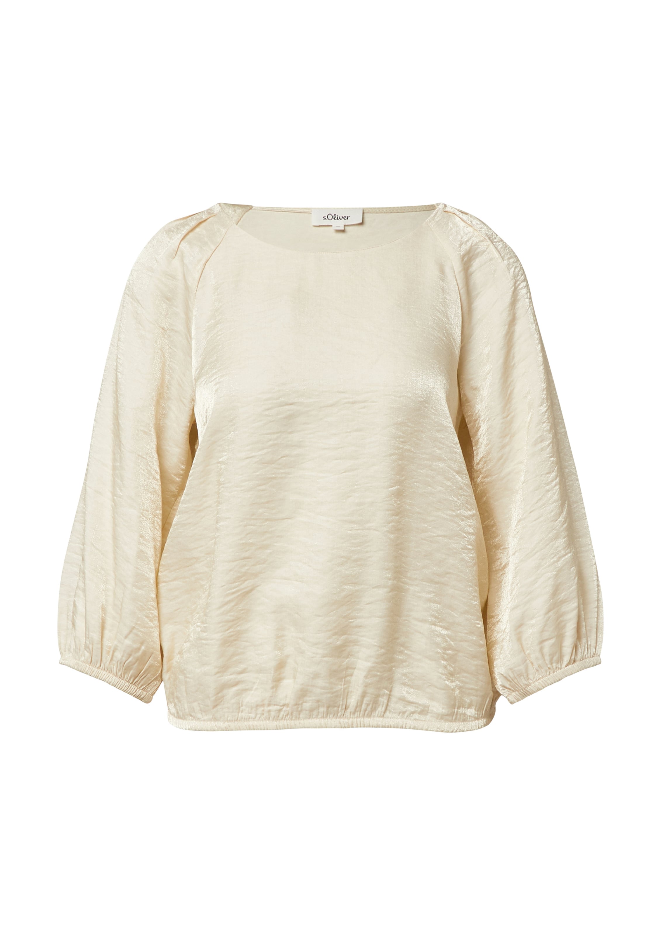 s.Oliver Blouse in Beige: voorkant