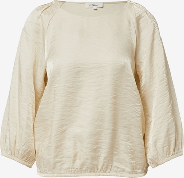 s.Oliver Blouse in Beige: voorkant
