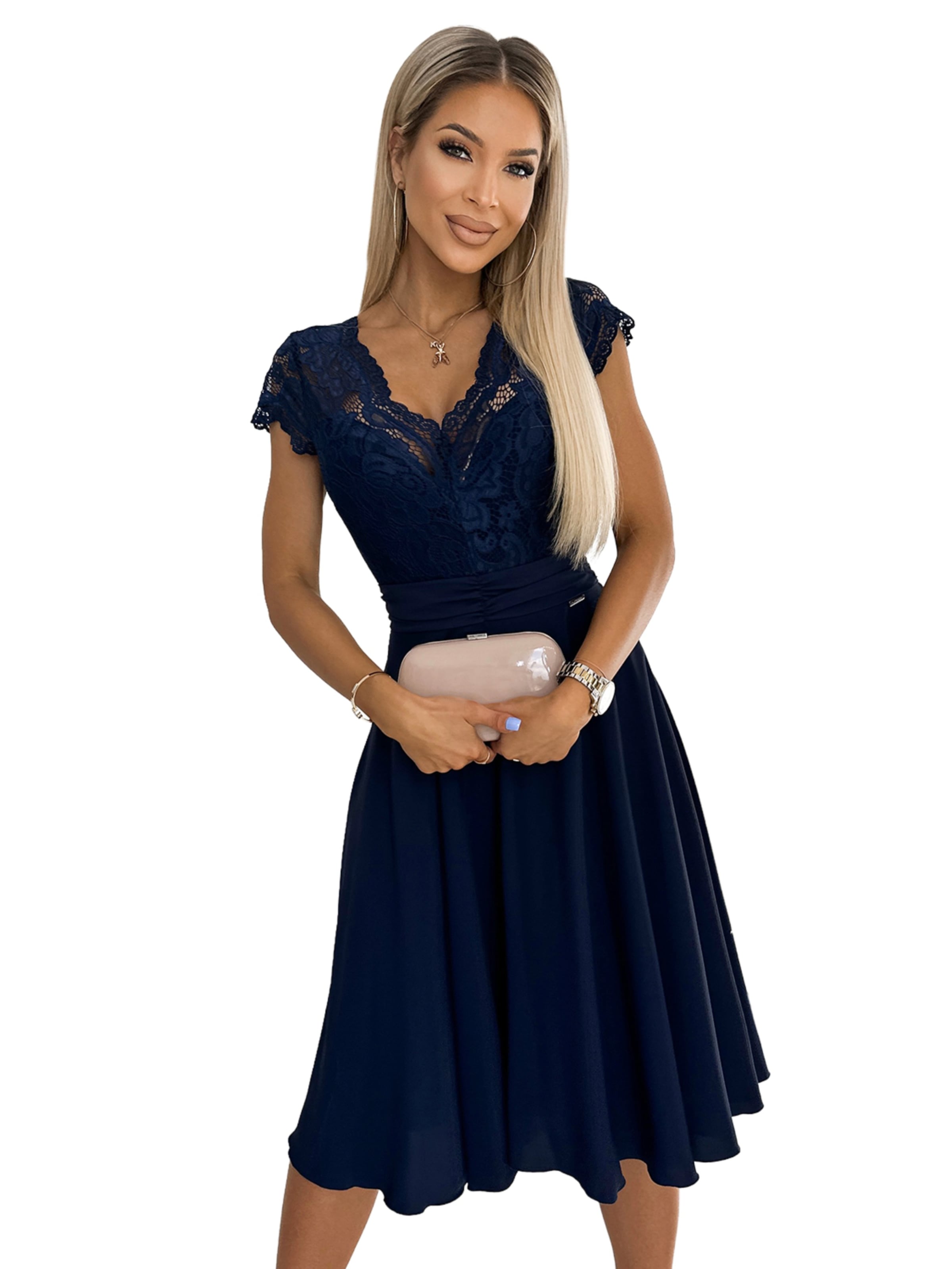 amorubi.com Evening Dress in Blue: front