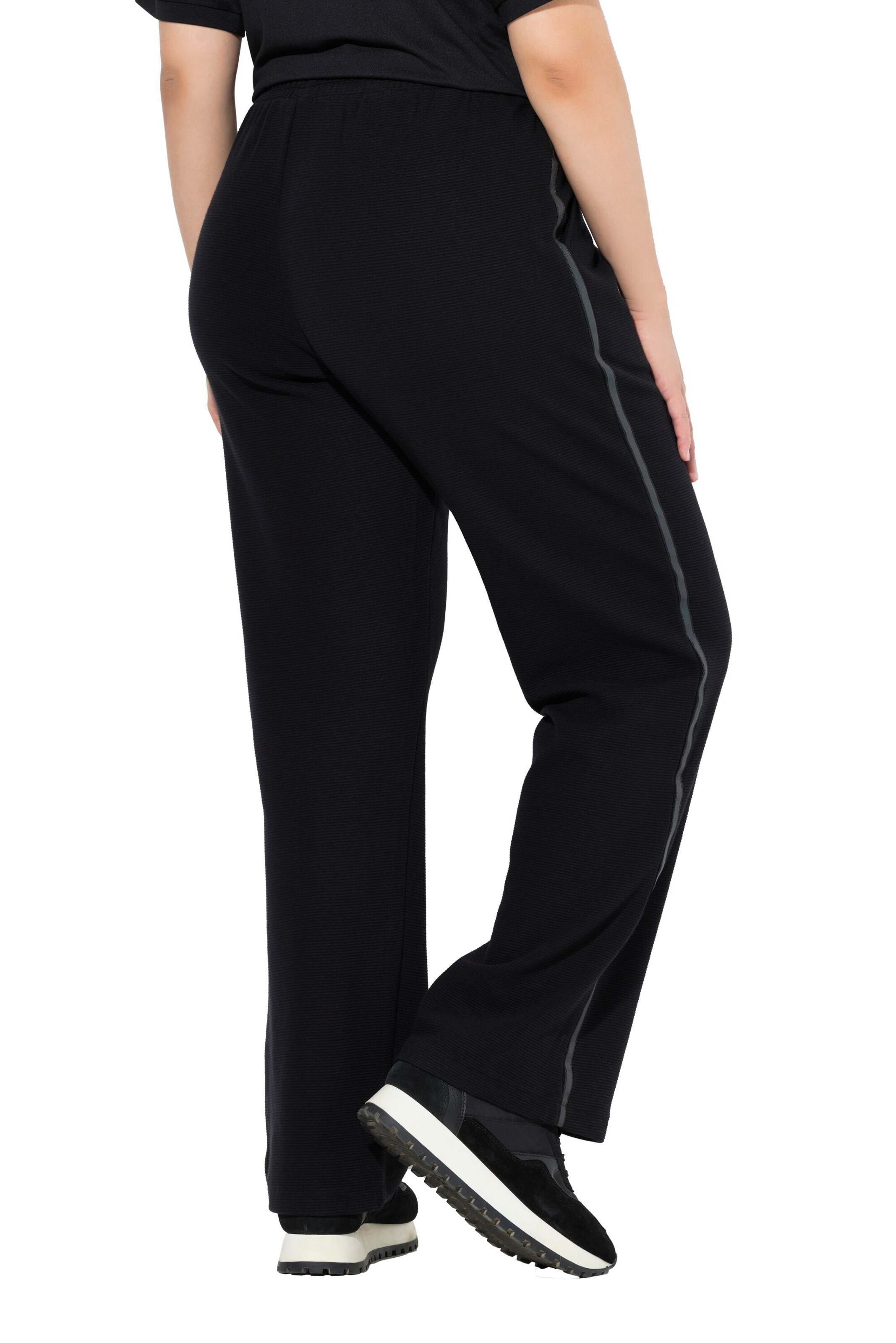 Ulla Popken Regular Broek in Zwart