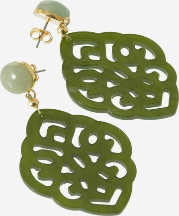 Gemshine Ohrringe in Grün