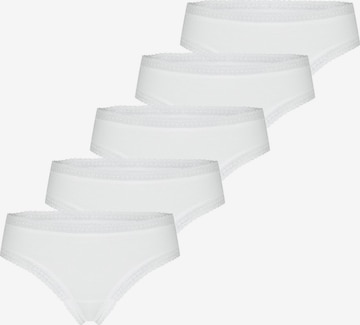 Mey Boyshorts 'Modal Lace' in White: front