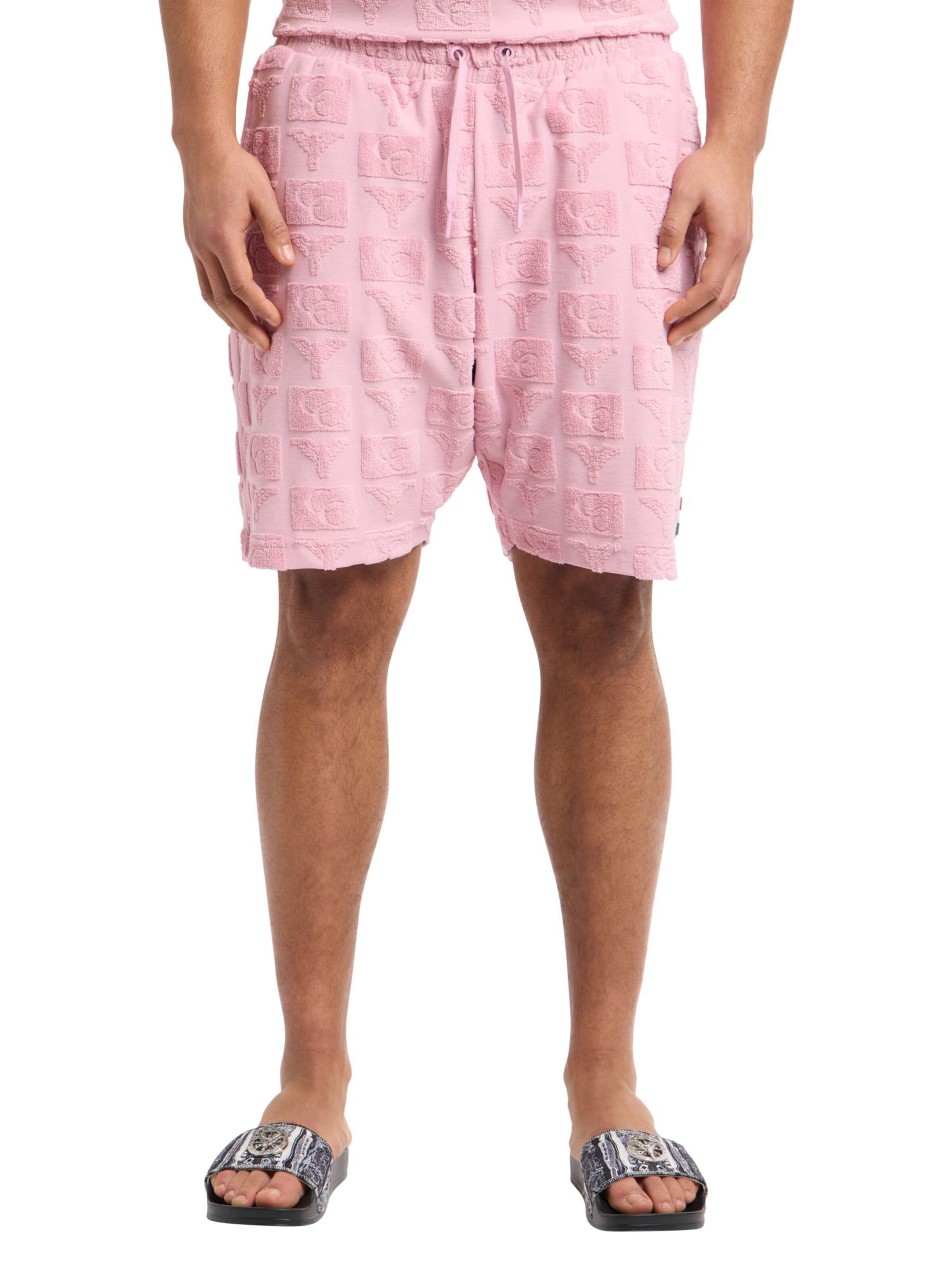 Regular Pantalon 'Egarter' Carlo Colucci en rose : devant