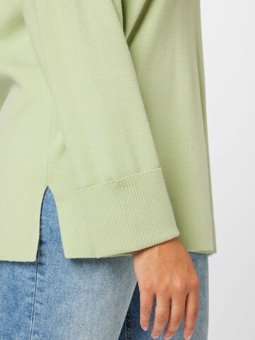 Vero Moda Curve Пуловер 'NANCY' в зелено