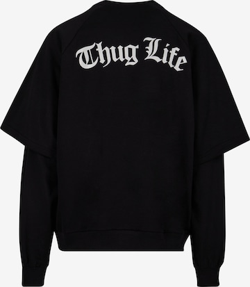 Thug Life Sweatshirt 'Time Machine' in Zwart