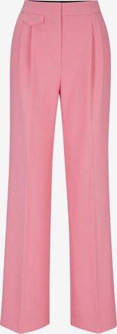HUGO Pleat-Front Pants 'Helepher' in Pink: front
