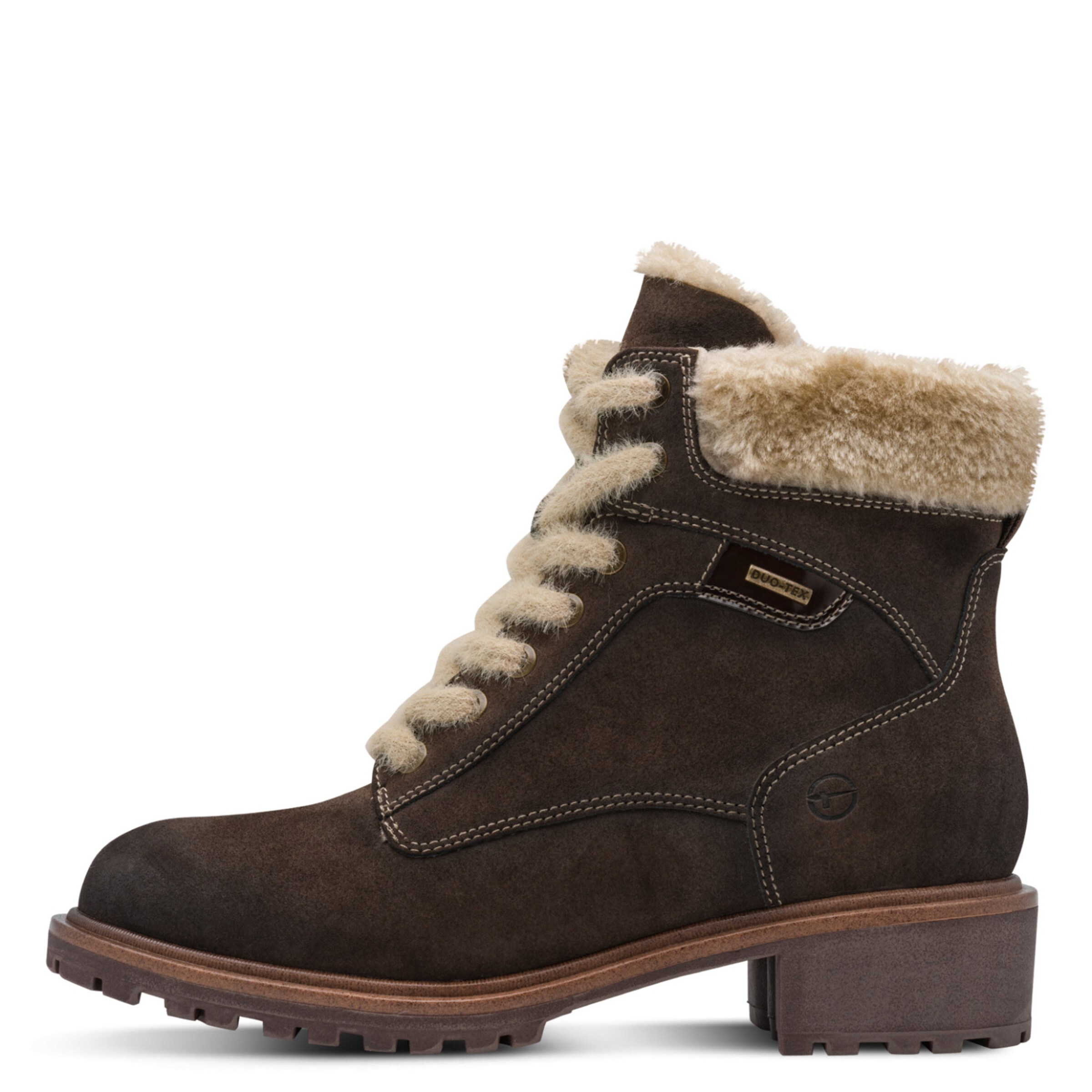Bottines à lacets Tamaris en marron