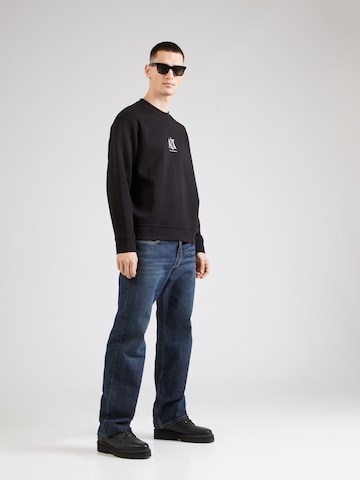 ARMANI EXCHANGE Mikina 'Felpa' – černá