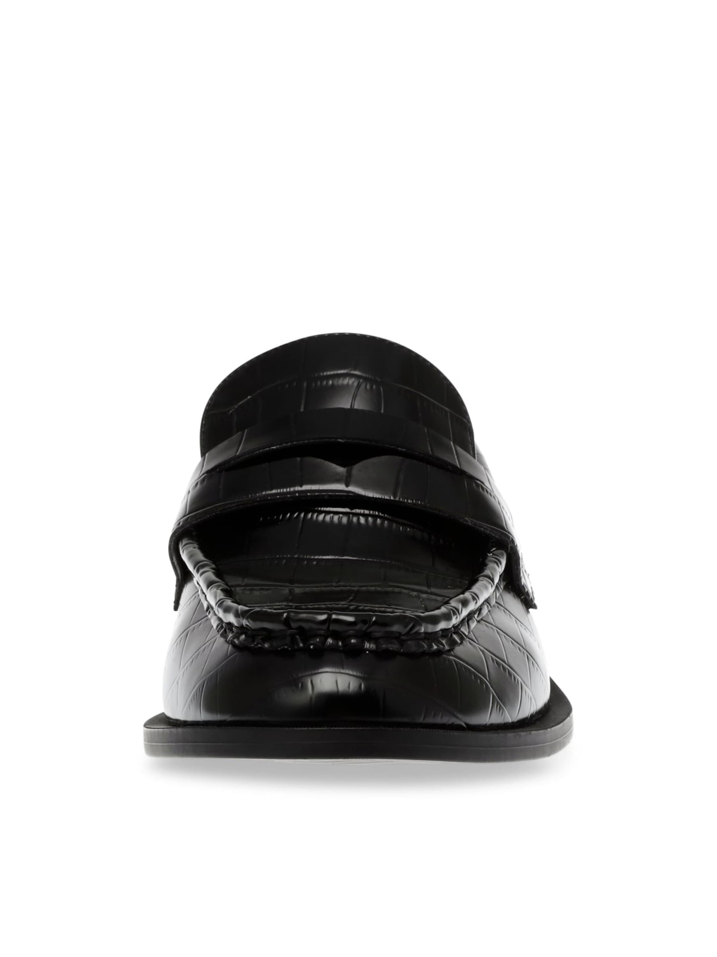Mocassino 'Harlem Black Croco Shoes' di STEVE MADDEN in nero