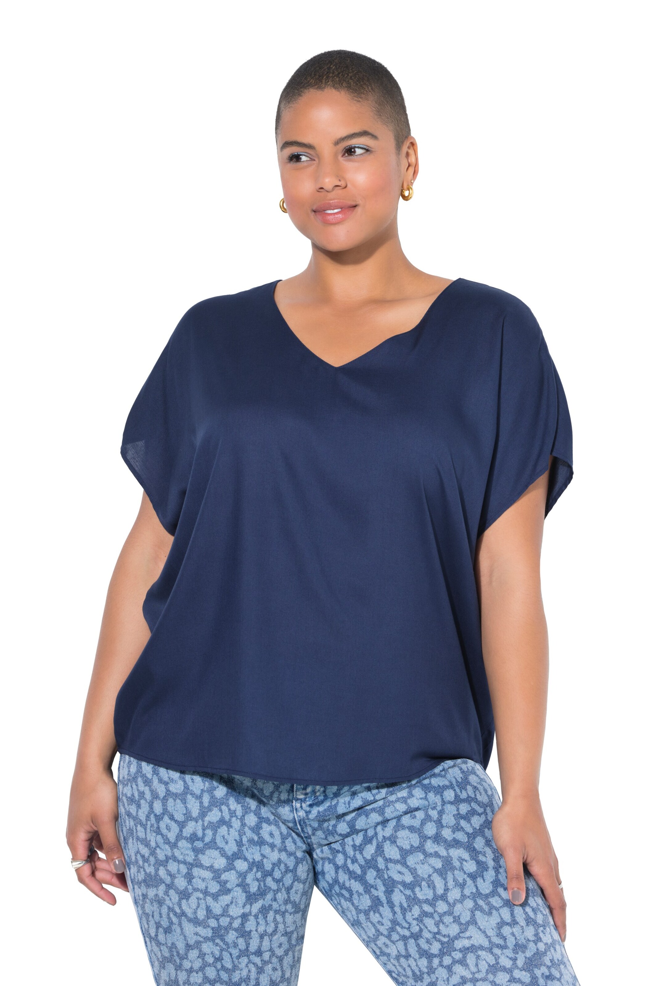Studio Untold Bluse in Blau: Vorderseite