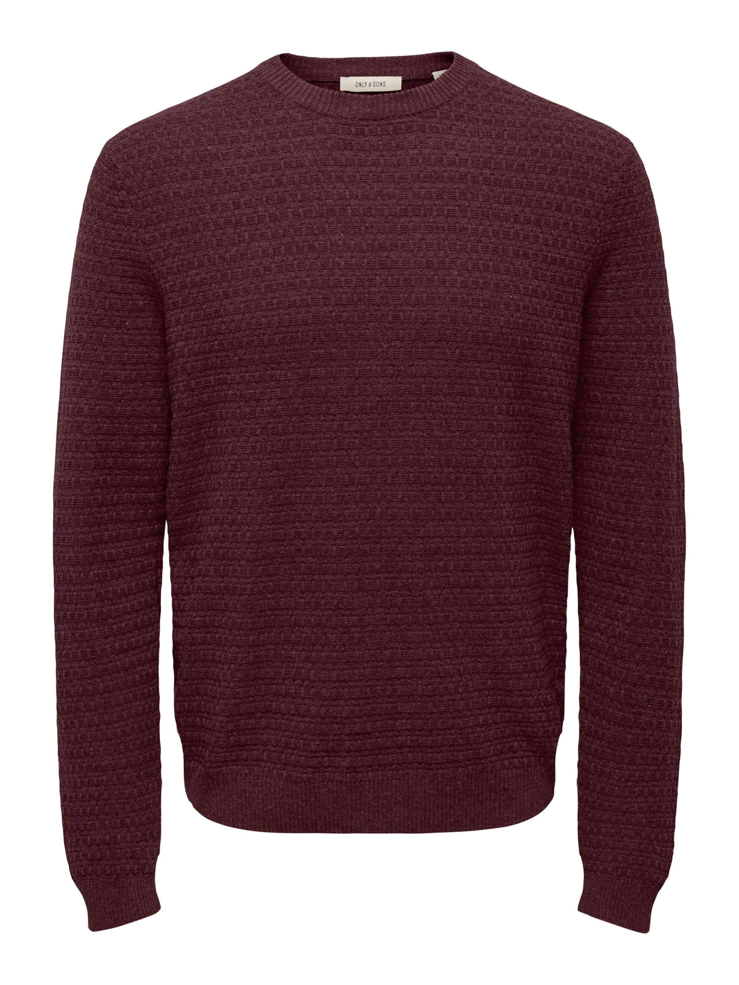 Pullover 'ONSLoui' di Only & Sons in rosso: frontale