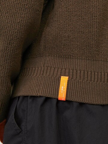 JACK & JONES Свитер 'OUTDOOR' в Коричневый