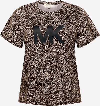 Michael Kors Plus Тениска в кремаво / кафяво / черно, Преглед на продукта
