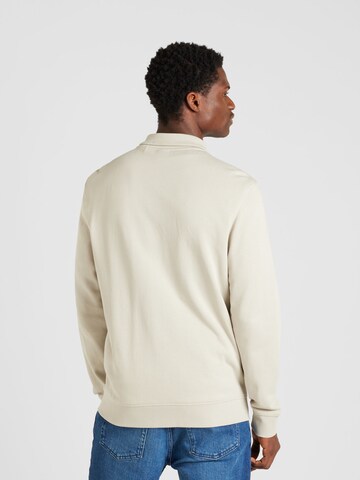 BOSS Sweatjacke 'Zestart' in Beige