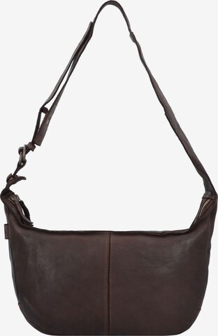 Harold's Shoulder Bag 'Submarine' in Brown: front