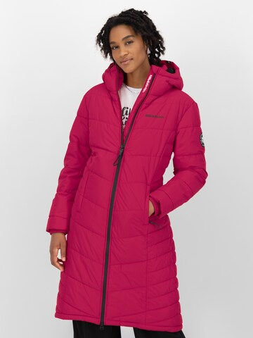 alife & kickin Зимнее пальто 'VedaAK A' в Ярко-розовый: спереди