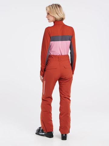 PROTEST Regular Workout Pants 'CARMACKS' in Red