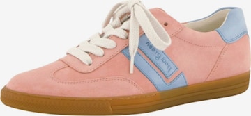 Baskets basses Paul Green en rose : devant