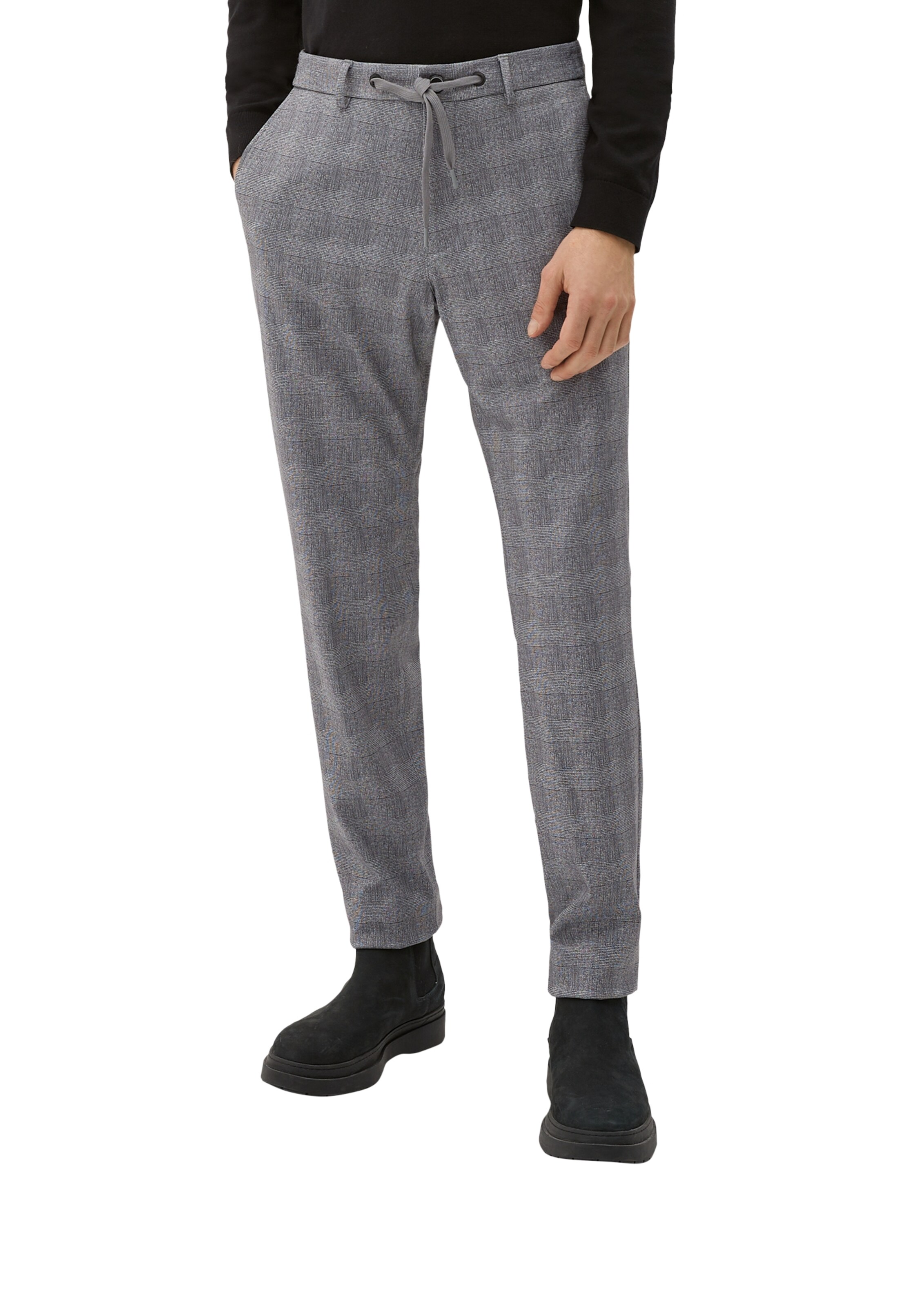 s.Oliver BLACK LABEL Regular Chino in Grijs: voorkant