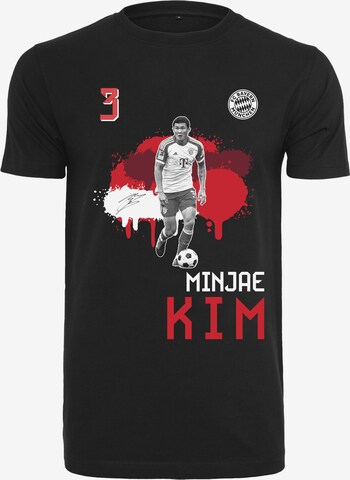 FC BAYERN MÜNCHEN Shirt 'Minjae Kim ' in Black: front