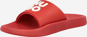 HUGO Red Beach & Pool Shoes 'Nil' in Red: front