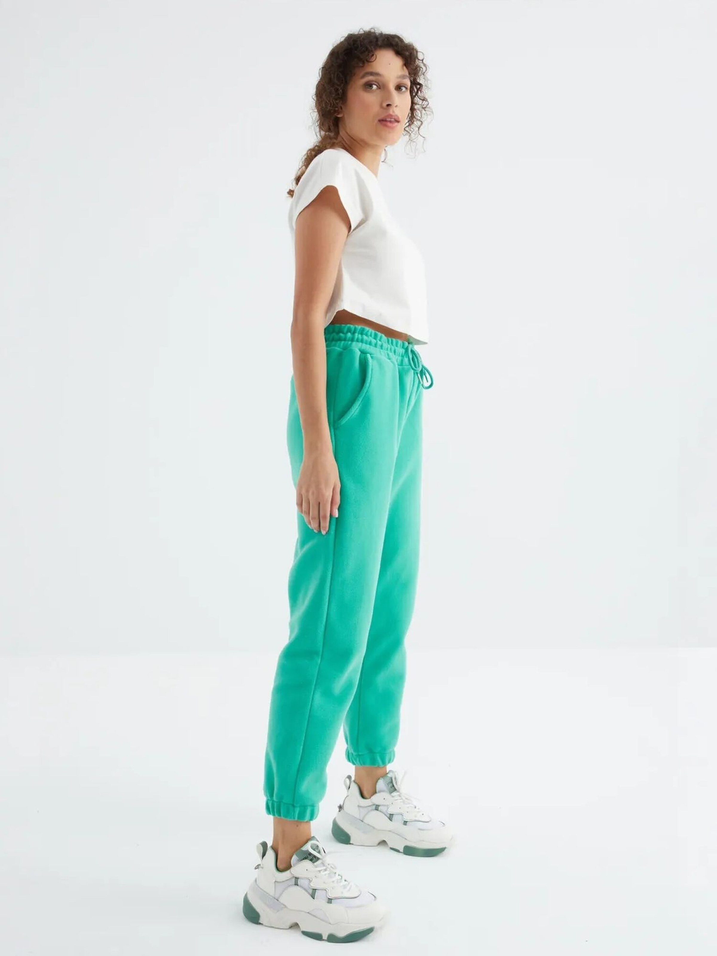 Regular Pantalon de sport Tommy Life en vert