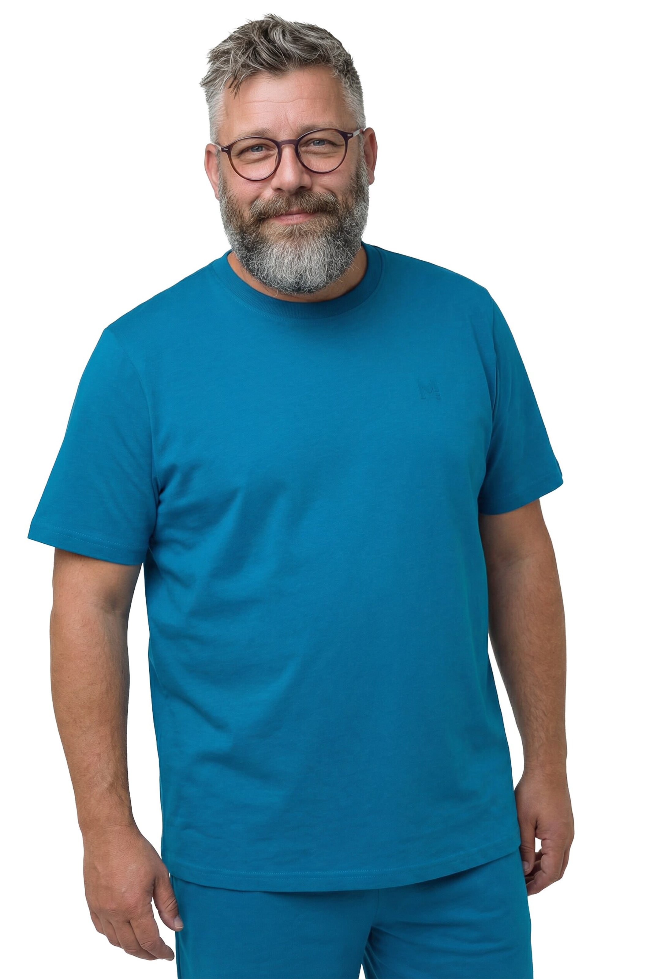 Men Plus Pyjama kort in Groen