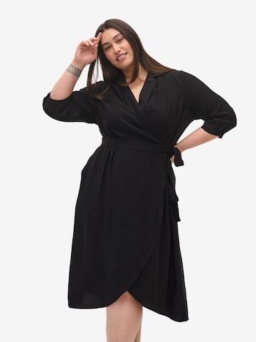 Zizzi Kleid 'XUBA' in Schwarz: predná strana