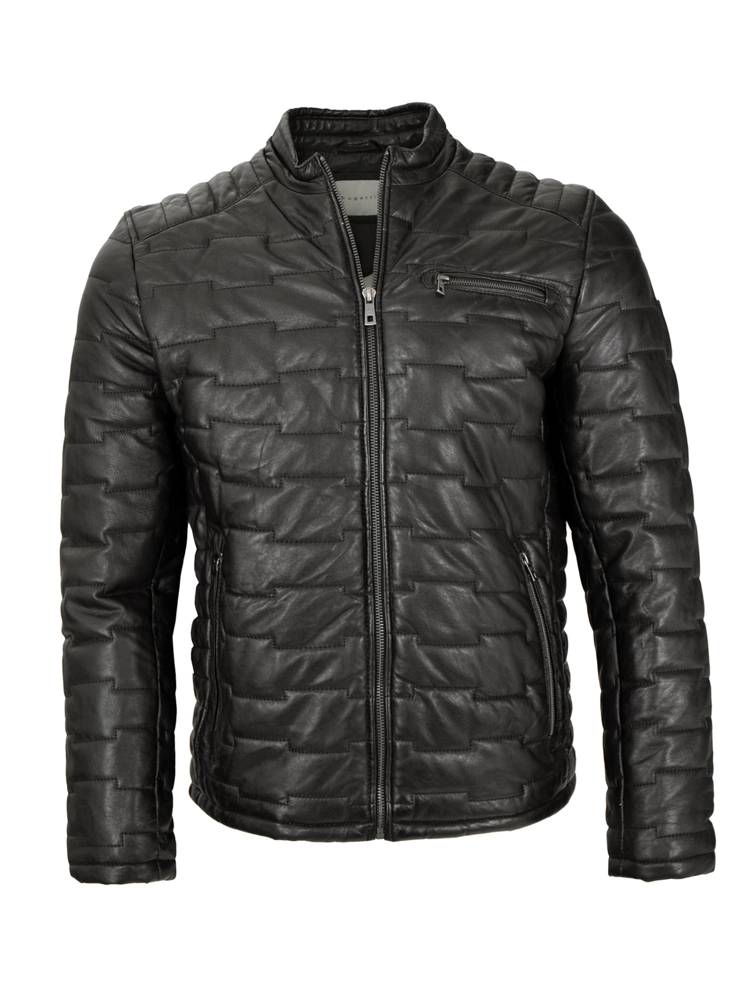 bugatti Between-Season Jacket '101' in Black: front