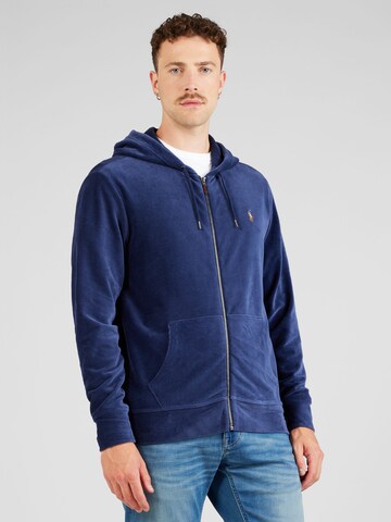 Polo Ralph Lauren Sweatjacke in Blau: predná strana