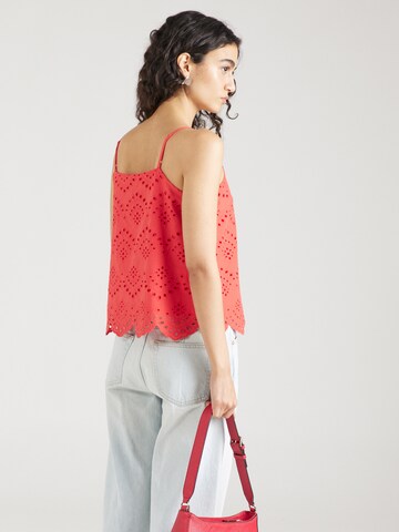 Top 'PCVILDE' di PIECES in rosso