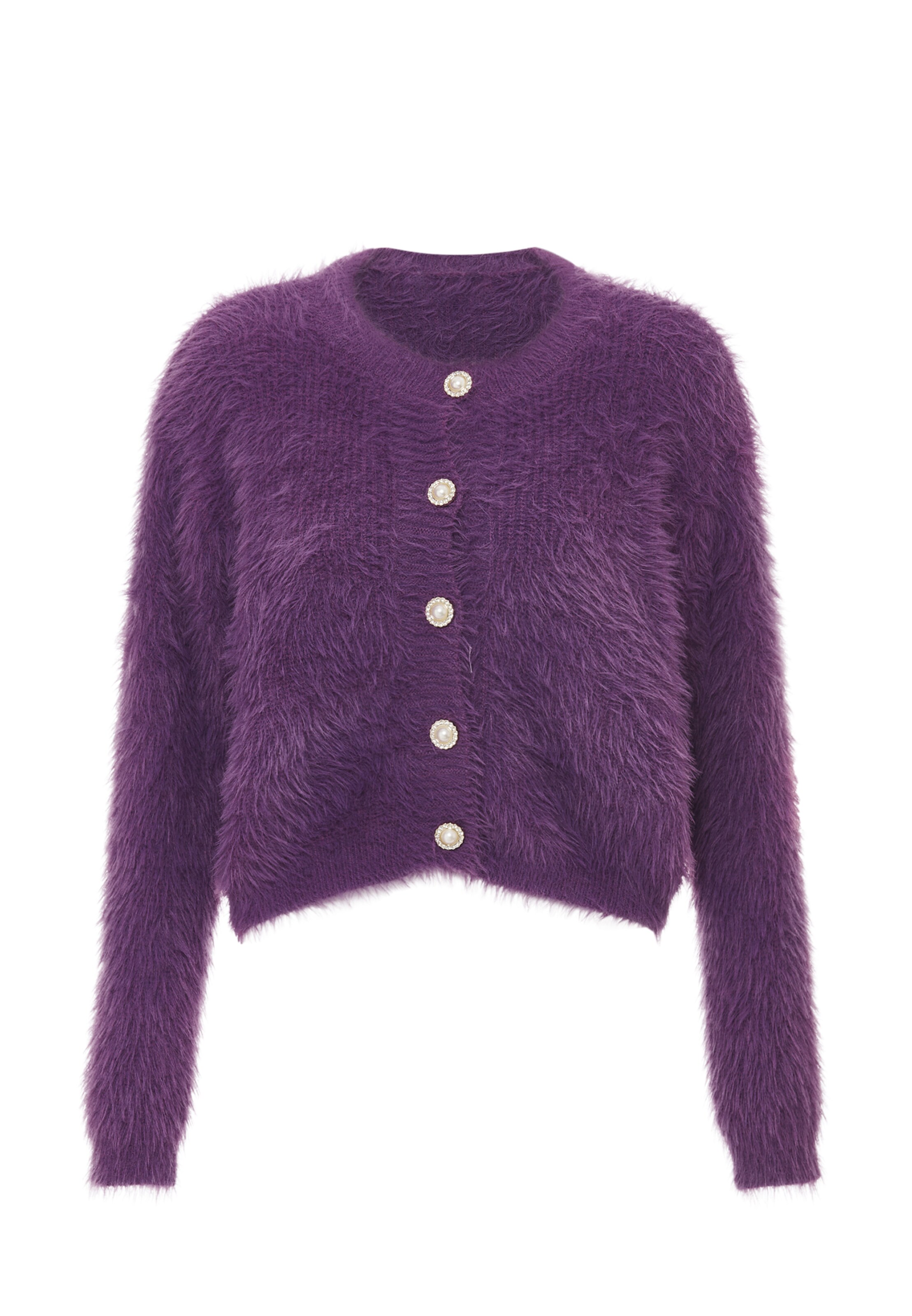 caneva Strickjacke in Lila: Vorderseite