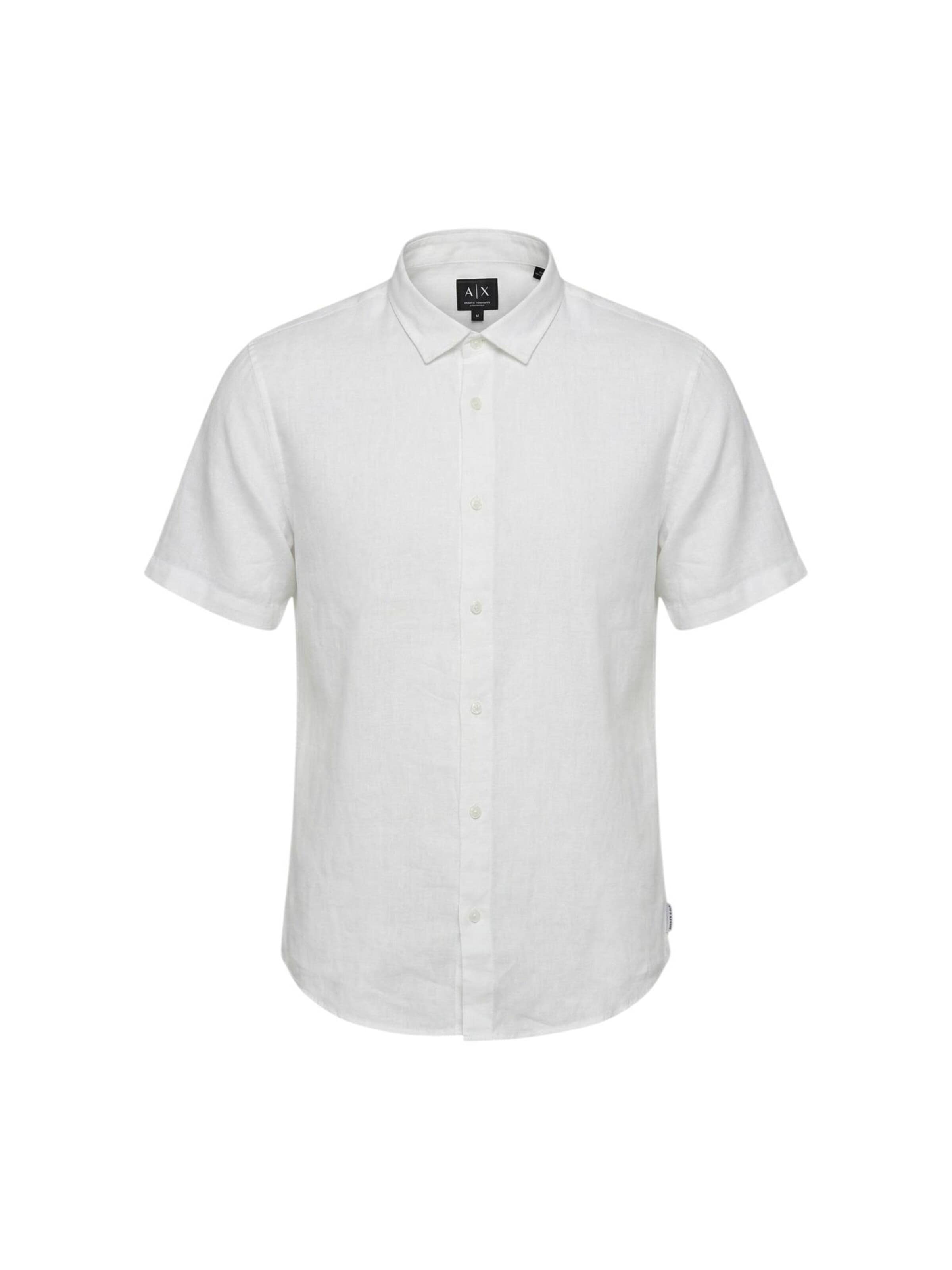 Regular fit Camicia 'XM001223 AF14619' di ARMANI EXCHANGE in bianco: frontale