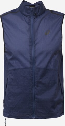 ASICS Sportbodywarmer 'METARUN' in Blauw: voorkant