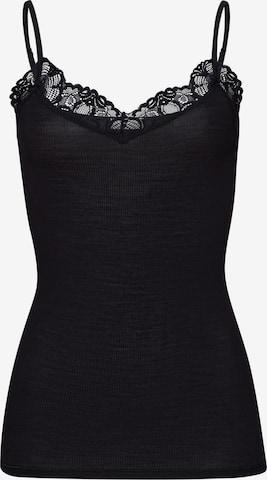 Maillot de corps Hanro en noir : devant