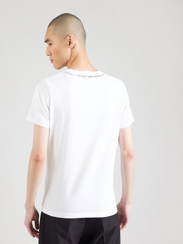 Karl Lagerfeld Koszulka w kolorze biały: tył