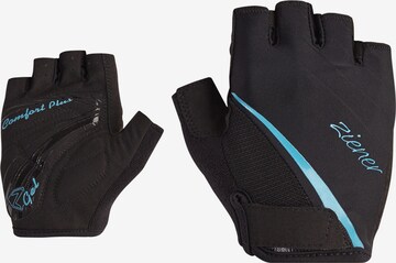 ZIENER Athletic Gloves 'CARDA' in Blue: front