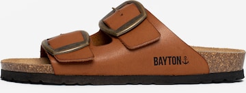 Bayton Mule 'Alicante' in Brown: front