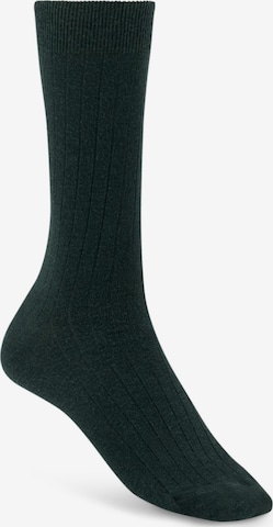 Chaussettes Boggi Milano en vert : devant