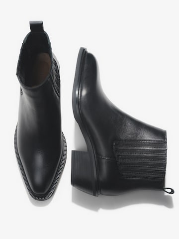 Estro Cowboy boot '09-3456' in Black: front